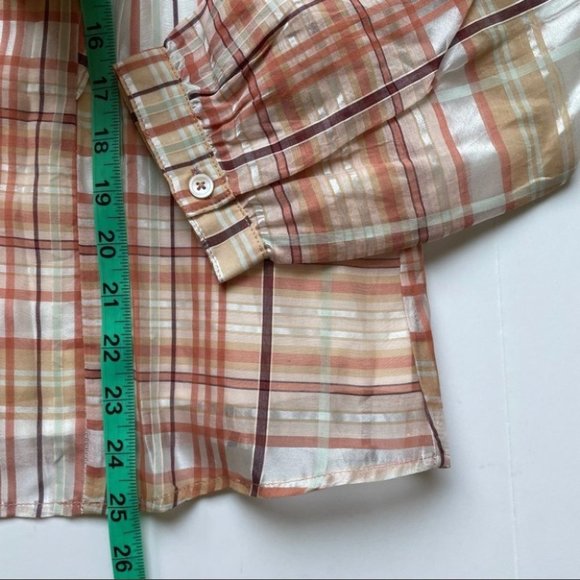 Anthropologie Current Air Polly Ruffled Blouse Lg - Picture 5 of 8